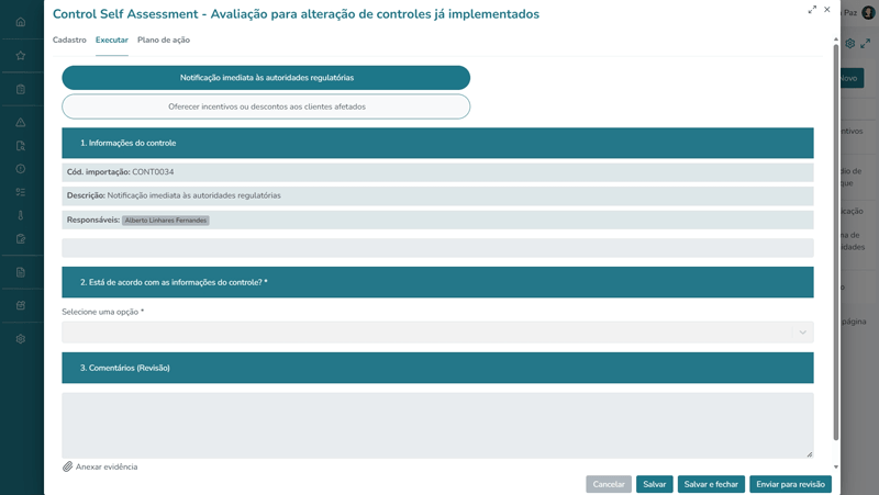Gestão de Controles Internos